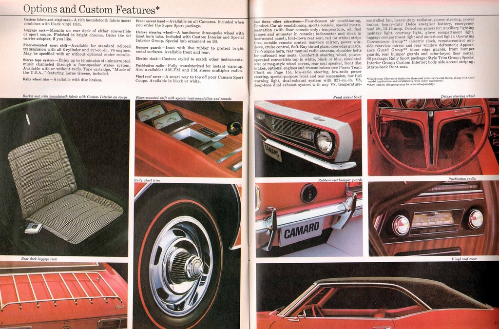 1968 Chev Camaro Brochure Page 3
